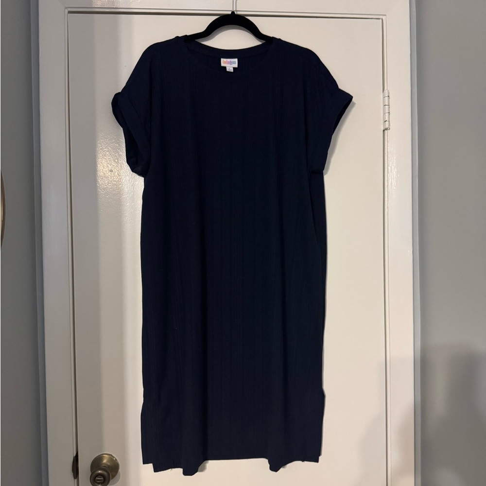 Navy Blue Casual Dress